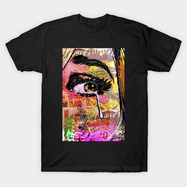 crying T-Shirt by Sauher